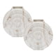 thumbnail image 1 of Set 2 Floreros Jarron de Ceramica Diseño Tipo Marmol Moderno beige, 1 of 5