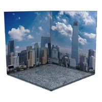 Bothyi - 1:12 Telón De Fondo Diorama Show Para Figuras De Acción Vehículo Escena Juguete Coche Fundido A Presión