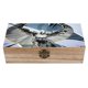 thumbnail image 1 of Caballero Luna Caja Organizadora de Madera Rústica - Caja Decorativa Multifuncional para Escritorio, Hogar, Oficina, Joyas y Manualidades, 1 of 6