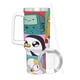 thumbnail image 3 of Hora de Aventura Vaso aislado de acero inoxidable con asa, diseño temático, regalo para familia, amigos y fans; incluye pajita y encaja en el portavasos estándar, 40 oz, 3 of 6