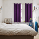 thumbnail image 2 of Cortinas opacas para dormitorio - Cortinas térmicas con ojales para sala de estar, 42 x 84 (107 x 213), una pieza, 2 of 5