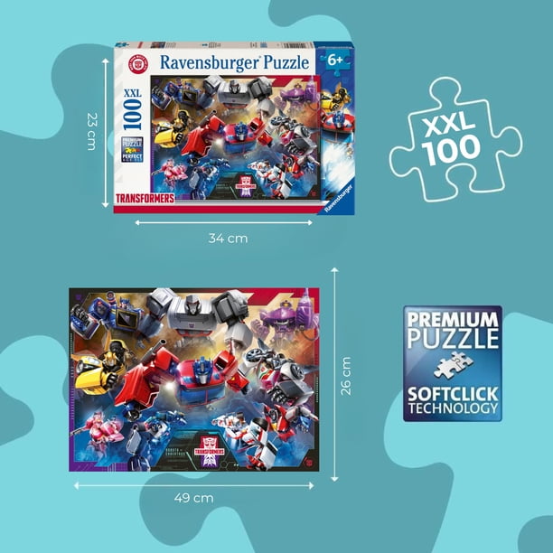Ravensburger Puzzle Pokémon XXL De 100 Piezas – 49x36 Cm, Ideal Para Niños De 6 Años, Regalo Educativo Con Piezas Resistentes Y Fáciles De Encajar