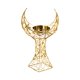 thumbnail image 1 of Candelador Crescent Tower Candelera De Metal Para El Escritorio De Cumpleaños Decorativo Dorado, 1 of 5
