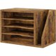 thumbnail image 1 of Wooden Mail Organizer, Desk Organizer with 3 Adjustable Shelves, 1 of 3