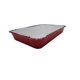 thumbnail image 2 of Sartén rectangular de aluminio desechable KitchenDance #52180L, 100 ml, roja, 2 of 5