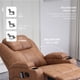 thumbnail image 4 of Sillón Bergere Reclinable con Masaje y Calor Eléctrico, Tela Camel. Lhasa, 4 of 10