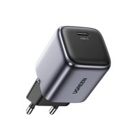 Ugreen - Cargador 20W Mini Nexode Gan Gris Cd318-90664
