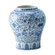 thumbnail image 2 of Jarrón De Cerámica China Para Flores, Maceta Clásica Para Decoración De Entrada De Sala De Estar, Azul Claro, 2 of 5