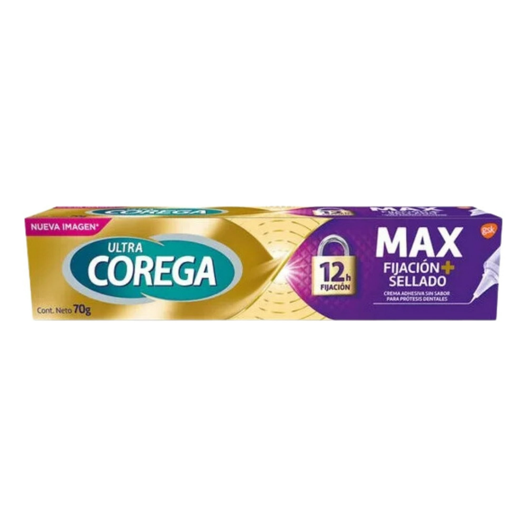 Gsk Otc - Corega Max Fijacion + Comodidad Crema Adhesiva 70g