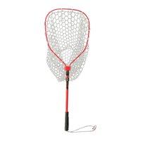 Magideal - Red De Pesca Red De Pesca Con Mosca Red Para Capturar Peces Red De Aterrizaje Plegable Cómoda Red De Malla De Pesca Para Cangrejos Mariposas Libélulas Rojo