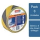 thumbnail image 1 of Pack 6 Cintas Antideslizante 50mm x 5 mts Amarillo/Negro, 1 of 2
