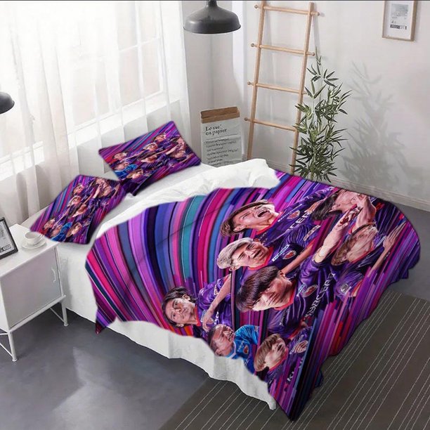3pcs Kyoto Sanga FC Cover Set - Bedding Ensemble Comforter + Pillowcases (No Filler)