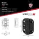 thumbnail image 2 of Bisagras para puertas Safetech TopKlik, cierre automático, tensión ajustable, 2 of 8