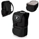 thumbnail image 3 of Mochila térmica PICNIC TIME Black Las Vegas Raiders Zuma, 3 of 6