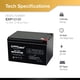 thumbnail image 3 of Batería ExpertPower 12 V 12 AH compatible con 6-DZM-12 APC, 3 of 8
