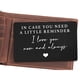 thumbnail image 2 of Aluminum Alloy Engraved Wallet Card Decoration Gift For Boyfriend Husband, In Case You Need A Little Reminder I Love You Wallet Insert Card Wedding Christmas Valentine's Day Birthday Gift, 2 of 2