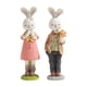 thumbnail image 1 of 2 Piezas Figuras De Conejos De Pareja De Pascua Decoración De Pascua Linda Para Jardín De Césped Estilo A, 1 of 3