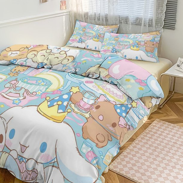 Cinnamoroll Bedding Sets for Kids Men Women Comforter Set