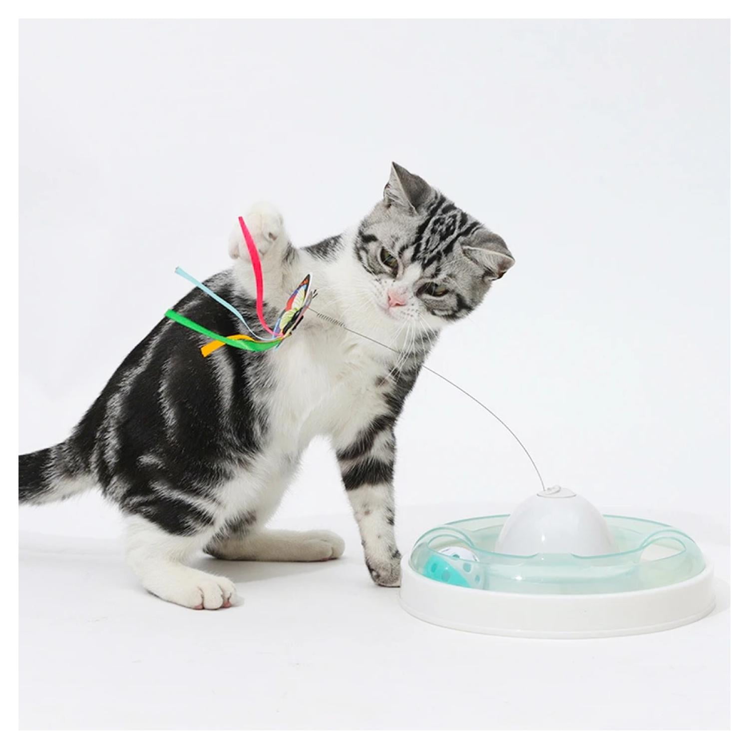 Juguete Interactivo Varita Y Pelota Para Gatos Mascotas