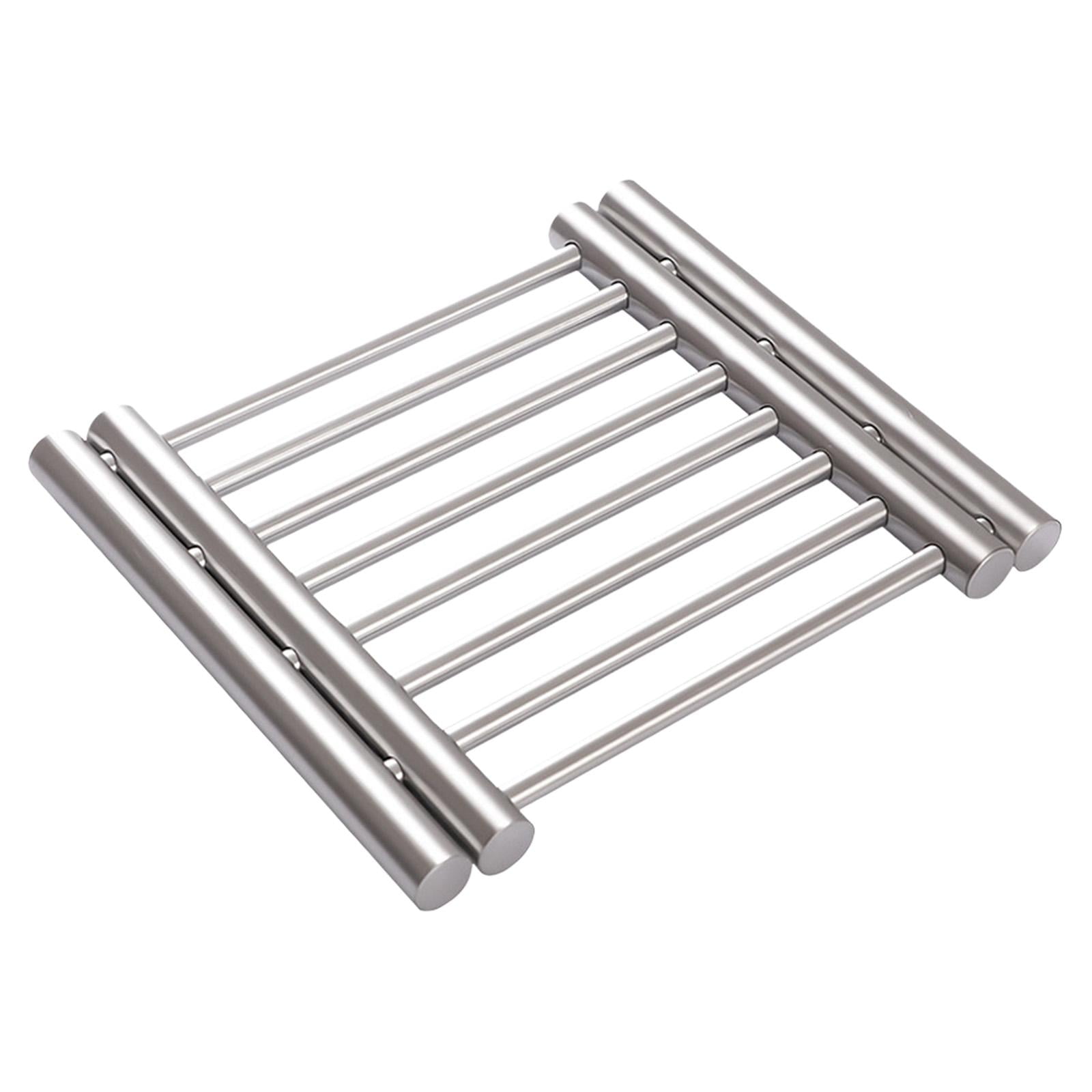 Bothyi - Salvamanteles De Acero Inoxidable Salvamanteles De Acero Inoxidable Para Barra De Cocina Platos Calientes