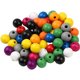 thumbnail image 3 of 500 Uds Cuentas Redondas De Madera Cuentas Sueltas De Madera 16mm Agujero DIY Pulsera Granja, 3 of 5