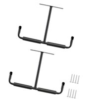 Magideal - Ganchos De Almacenamiento Para Garaje, Ganchos De Utilidad, Colgadores De Escalera Fáciles De Instalar Para Caña De Pescar, Artículos Voluminosos, 2 U
