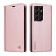 thumbnail image 5 of Funda Billetera de Cuero para Samsung Galaxy S21 Ultra con Tarjetero y Soporte - Tapa Magnética Rosa, 5 of 6