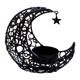 thumbnail image 5 of Eid Moon Star Candlestick Party Metal Musulmán Ramadán Decoración Ornamento Negro, 5 of 5