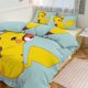 thumbnail image 1 of Pik_achu Print Bedding Set Pattern Duvet Cove Set 3 Pieces 1 Quilt Cover And 2 Pillowcases for Women Men Teens, 1 of 5