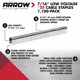 thumbnail image 2 of Corona redonda Staples Arrow T25 Heavy Duty para cable, paquete de 1100, 2 of 8