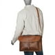 thumbnail image 4 of Cartera Sharo Hombro Cuero Ajustable Roja, 4 of 5
