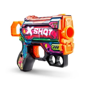 X-Shot - Lanzador De Dardos X Shot Menace Skins 8 Dardos - Mercenary