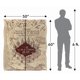 thumbnail image 5 of Manta LOGOVISION 127 cm x 152 cm Mapa de Harry Potter, 5 of 8
