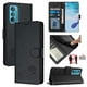thumbnail image 1 of Funda tipo cartera FOXDOCK para Motorola Edge 30 con soporte, ranuras, RFID, diseño de gato, 1 of 5