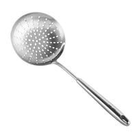 Magideal - Espumadera Cuchara Ranurada Para Freír Cuchara Espumadera Utensilios De Acero Inoxidable Colador De Cocina Cucharón Para Hornear Patatas Fritas Papas