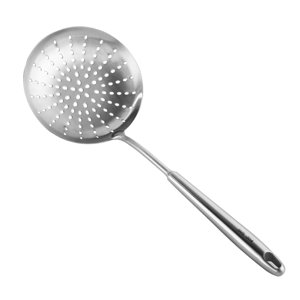 Magideal - Espumadera Cuchara Ranurada Para Freír Cuchara Espumadera Utensilios De Acero Inoxidable Colador De Cocina Cucharón Para Hornear Patatas Fritas Papas