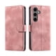 thumbnail image 1 of Funda Cartera para Samsung Galaxy S24 Tapa con Ranuras, Soporte y Correa Rosa, 1 of 5