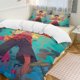 thumbnail image 1 of Monkey D Luffy Bed Duvet Cover Funny Anime Cartoon Bedding Sets Lightweight 3 Piece Comforter Sets, 1 of 5
