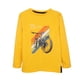 thumbnail image 1 of Polera Niño Manga Larga Estampado Bicicleta Amarillo, 1 of 3