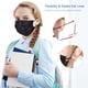 thumbnail image 4 of Mascarillas desechables SOOQOO, 100 unidades, 3 capas, impermeables (negras), 4 of 7