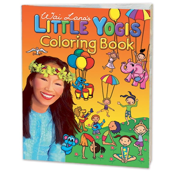 Libro para colorear Wai Lana Little Yogis para niños