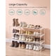 thumbnail image 4 of Estante para zapatos SONGMICS, 3 niveles, metal, 16 a 20 pares, color blanco perla, 4 of 6