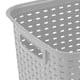 thumbnail image 4 of Cesta de almacenamiento Sterilite Tall Plastic Weave Grey, paquete de 6, 4 of 6