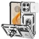 thumbnail image 1 of Funda Resistente Anillo Soporte Motorola Moto G 5G 2025 Privacidad Cámara Montaje Magnético Plata, 1 of 5
