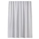 thumbnail image 1 of Cortina de ducha de 182 cm de largo, EVA resistente, transparente, con 12 ganchos, impermeable y sin olor., 1 of 7