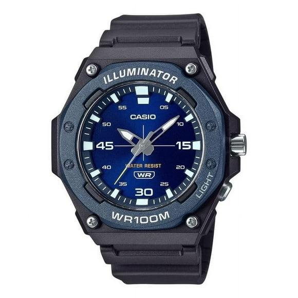 Reloj Análogo para Hombre Casio Standard Correa de Resina Dial Azul Quartz MW-620H-2AV 100M