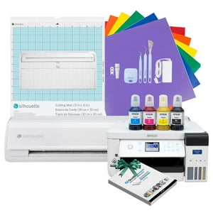 Silhouette - Kit Cameo 5 Blanca + Impresora Sublimacion F170