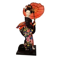 Magideal - Muñecas Geisha Japonesas Étnicas, Muñeca Oriental Con Estatuilla De Dama, Muñeca Geisha Asiática De Estilo Vintage Para Decoración De Estantes De Mesa Estilo E