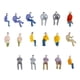 thumbnail image 2 of 100x Figuras De Pasajeros De Personas Sentadas De Tren En Maqueta Pintadas Escala 1:100 TT, 2 of 3