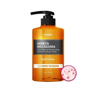 Kundal - Gel De Ducha Coreano Hidratante Con Miel Y Macadamia, 500Ml - (Cherry Blossom)